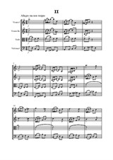 Cvartetul de coarde Nr.1 in la minor (String Quartet No.1 in a minor) - II. Allegro ma non troppo